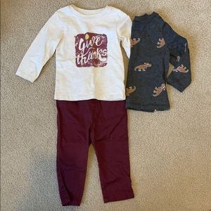3 Pieces Toddler clothes